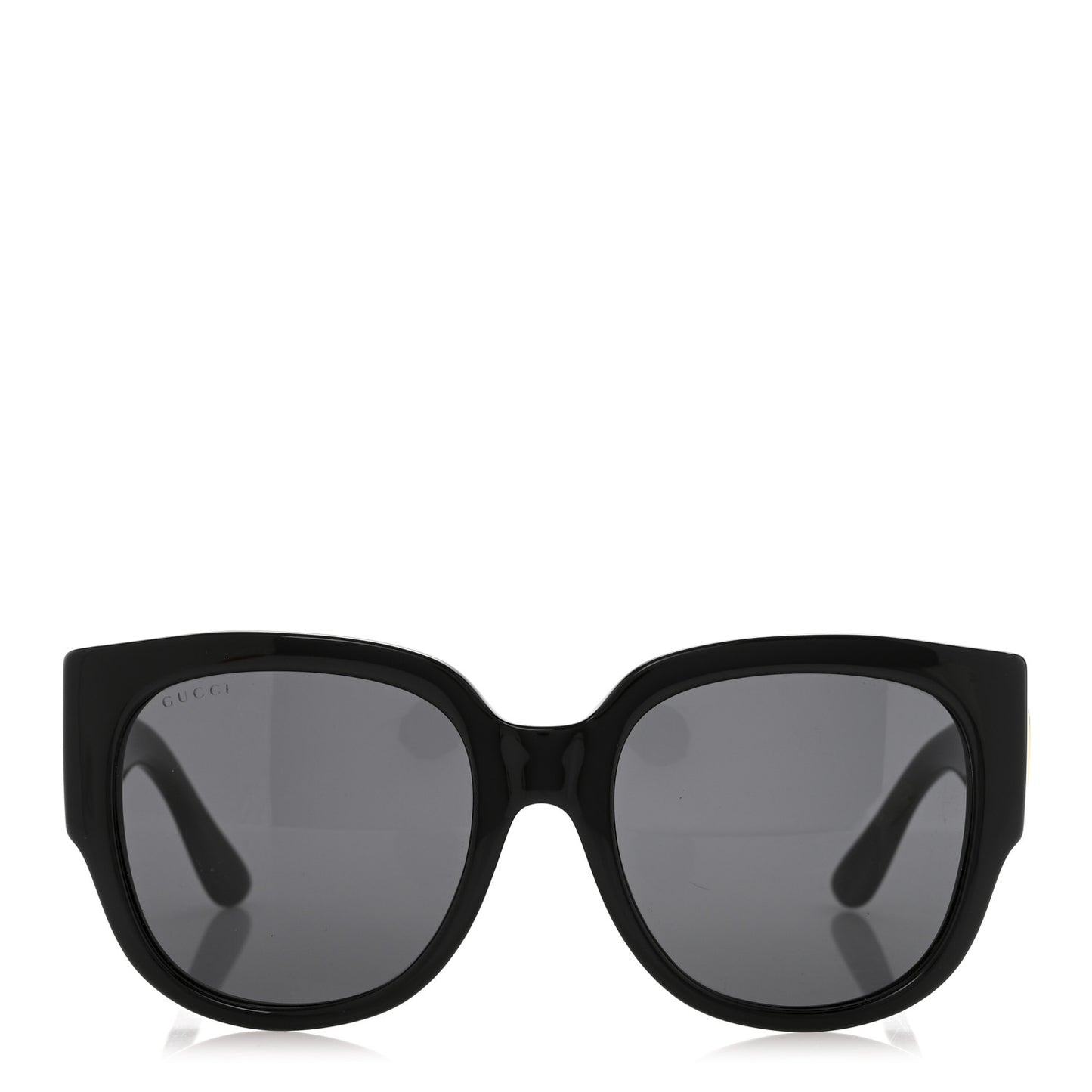 Acetate Square Frame Sunglasses GG0142SA Black