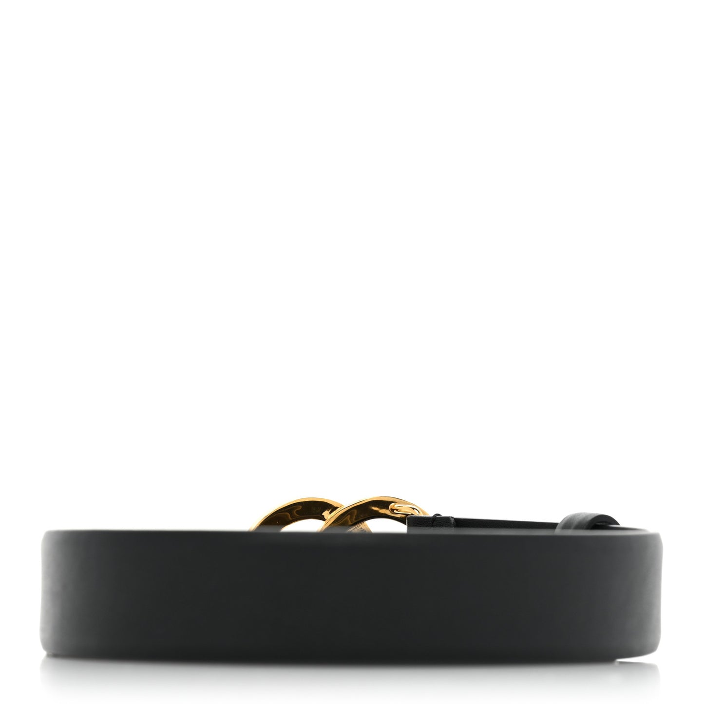 Calfskin Paris Button CC Belt 75 30 Black