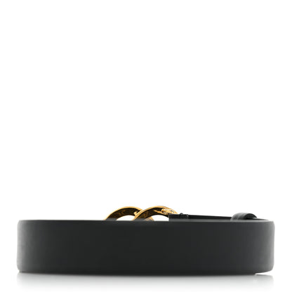 Chanel Calfskin Paris Button CC Belt 75 30 Black 2 of 7