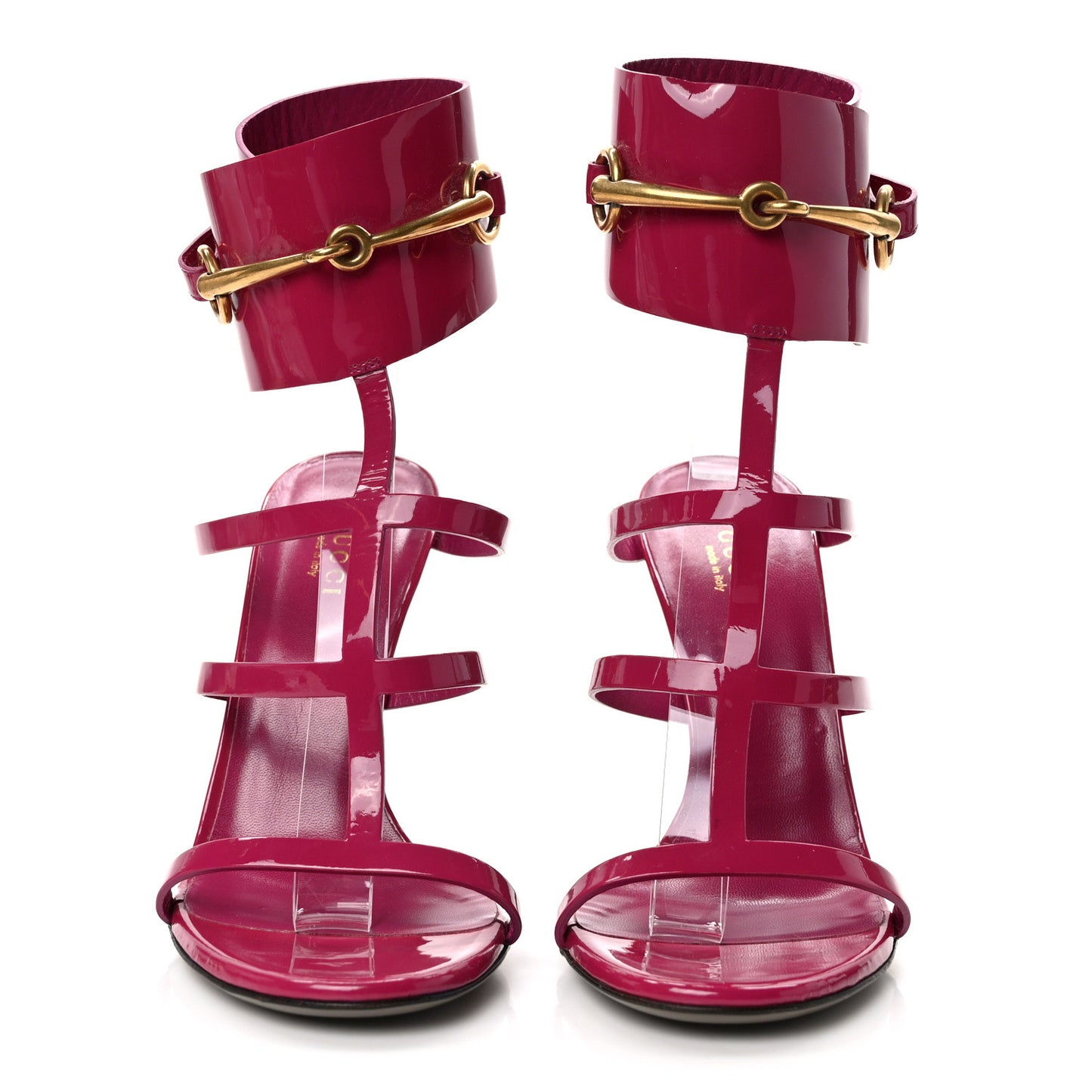Vernice Crystal Ursula Ankle Wrap Caged Sandals 37.5 Deep Cobalt
