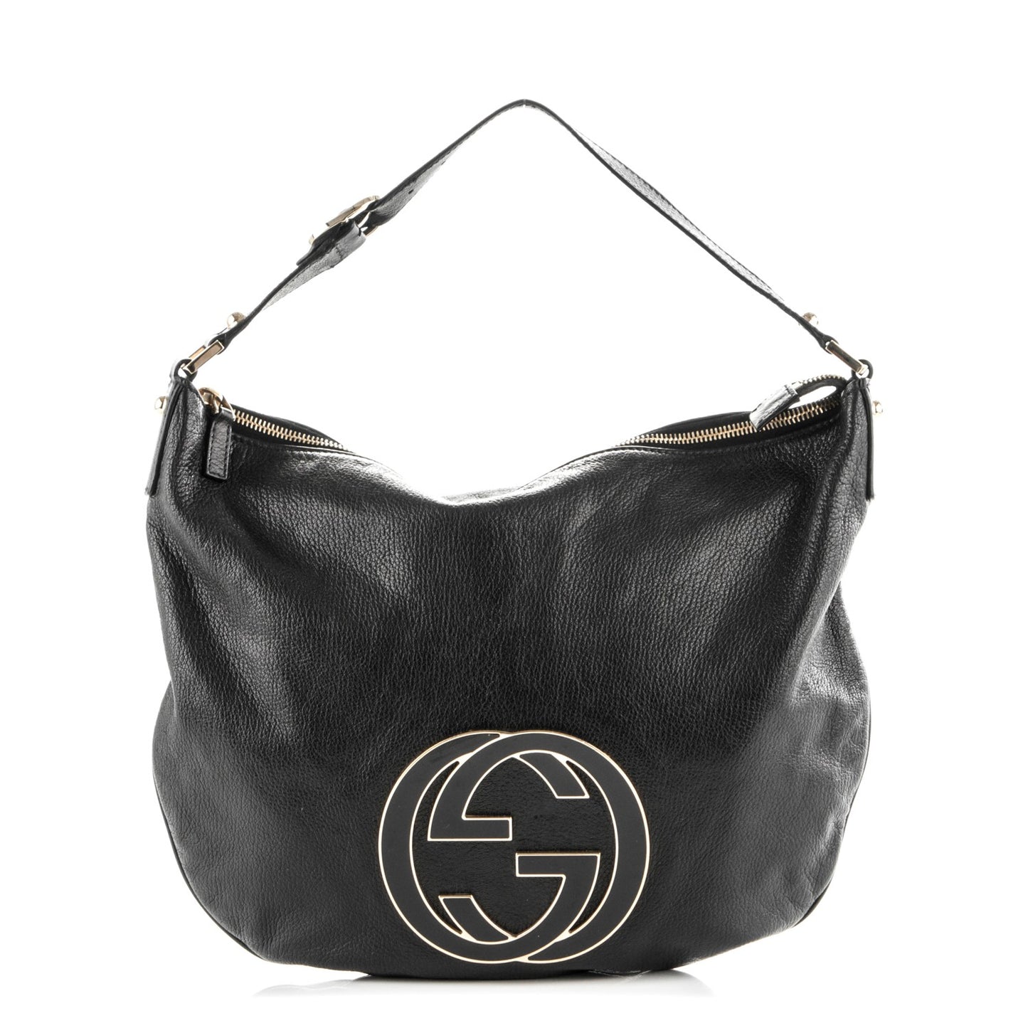 Calfskin Small Blondie Hobo Black