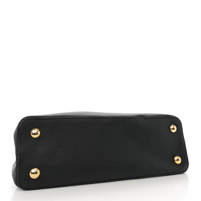 Louis Vuitton Hanami Taurillon Capucines PM Black Multicolor 4 of 10