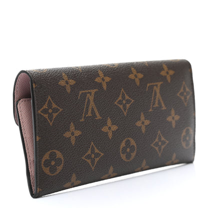 Louis Vuitton Monogram Josephine Wallet Rose Ballerine 3 of 9