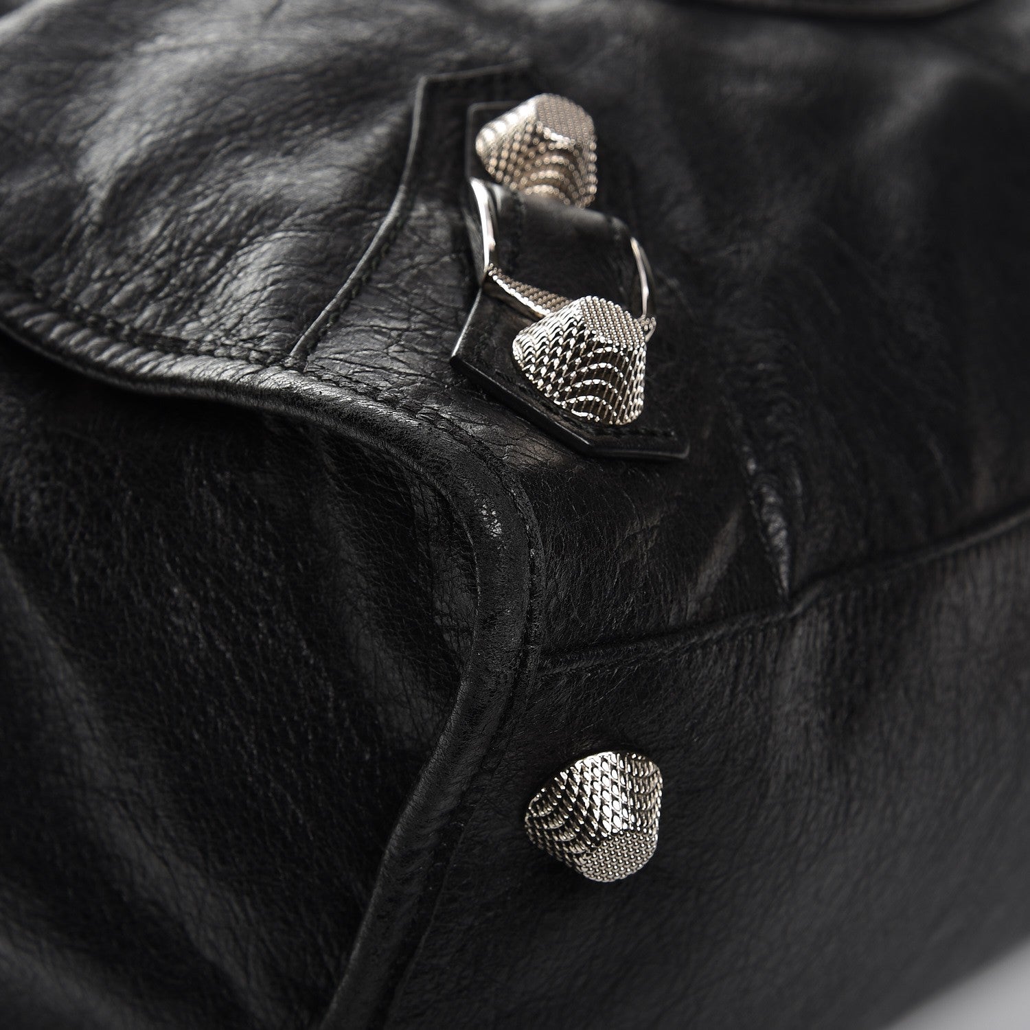 Balenciaga Agneau Giant 21 Silver Hardware Work Black 8 of 15