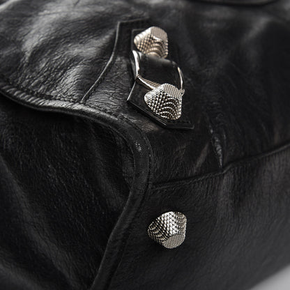 Balenciaga Agneau Giant 21 Silver Hardware Work Black 8 of 15