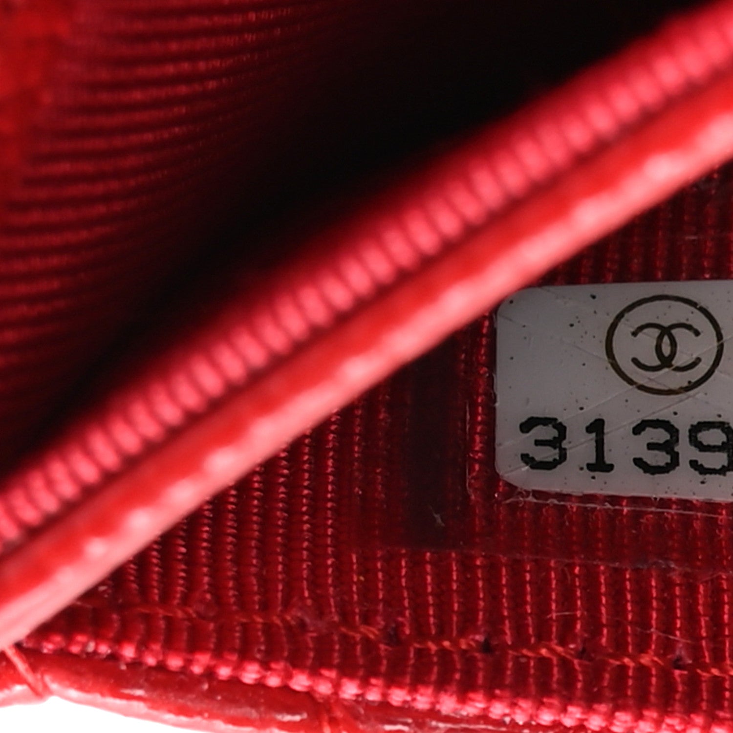 Chanel Caviar Quilted Flap Card Holder Wallet Red 7 of 9