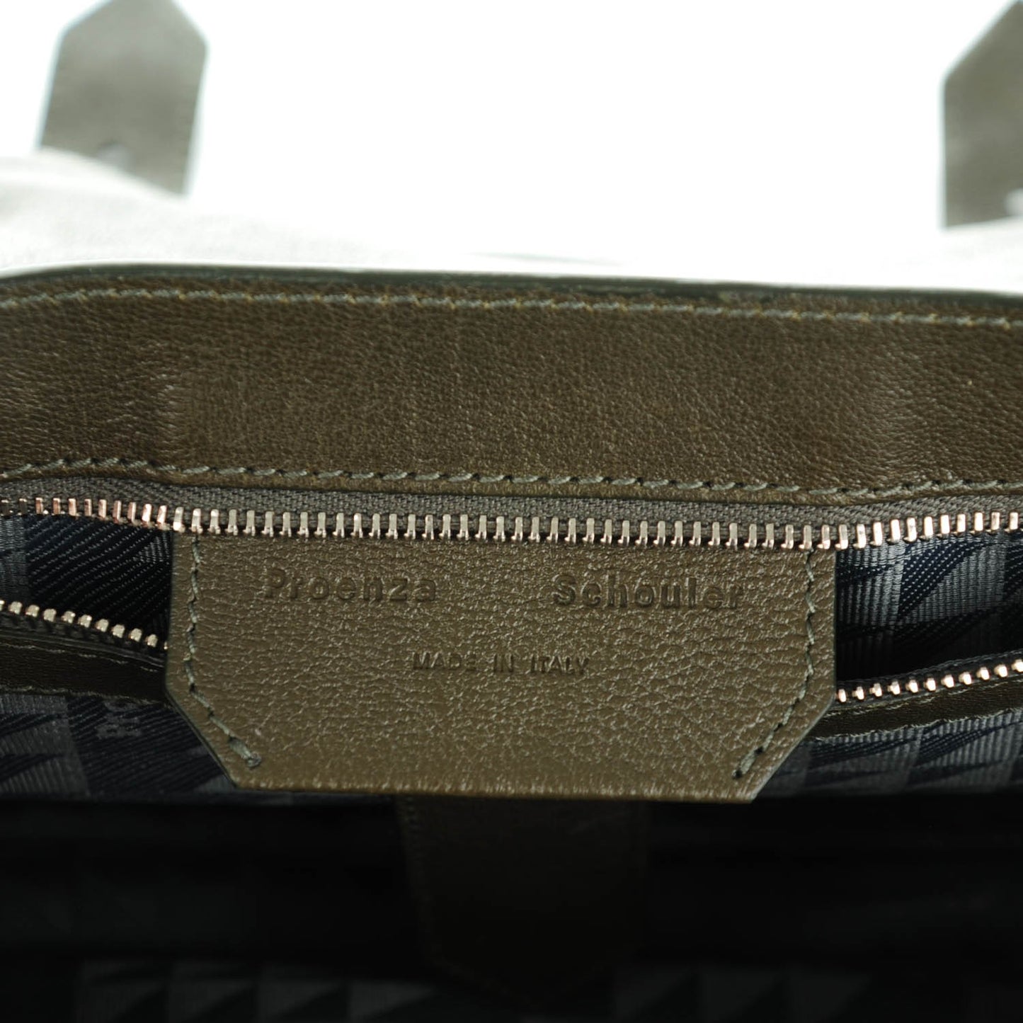 Lambskin Medium PS1 Satchel Military