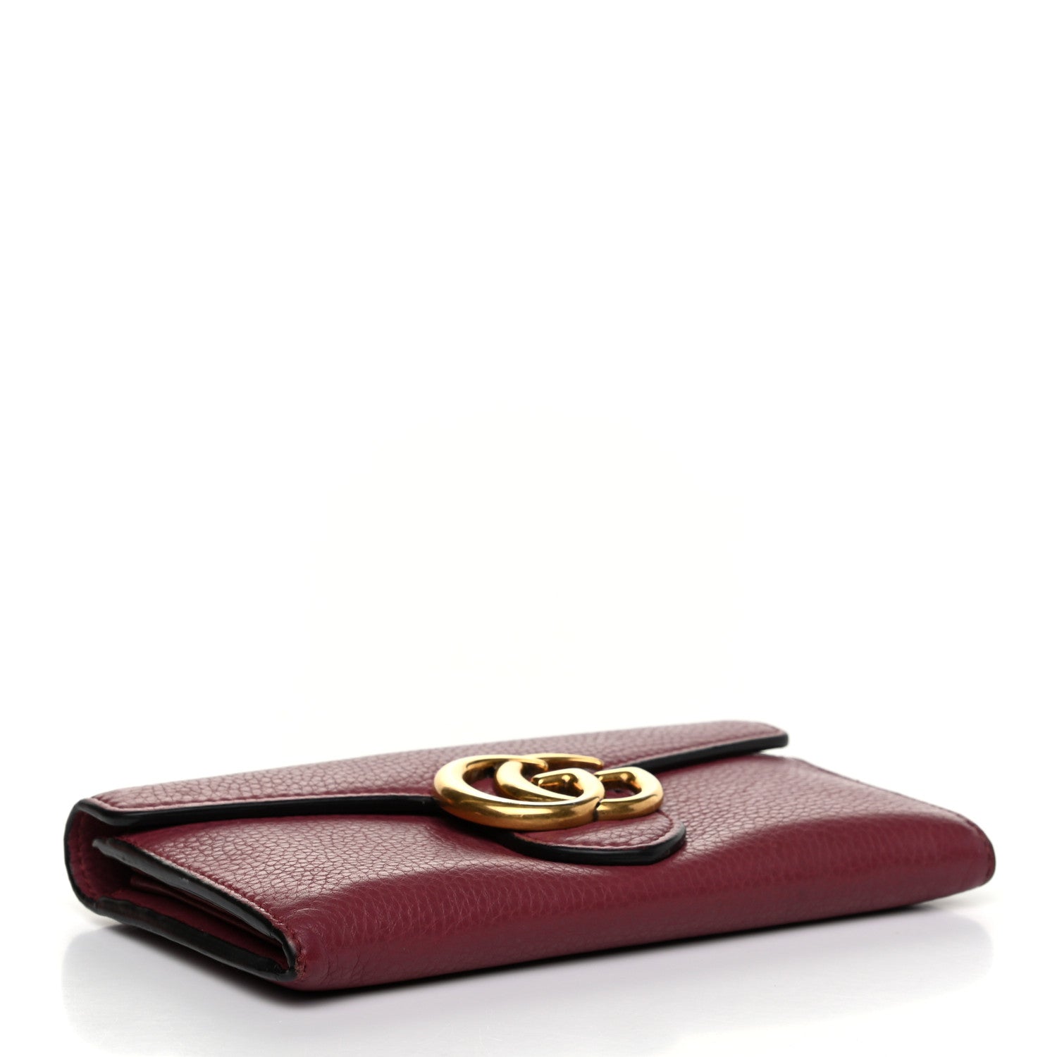 Gucci Cellarius Calfskin GG Marmont Continental Wallet Dry Rose 3 of 11