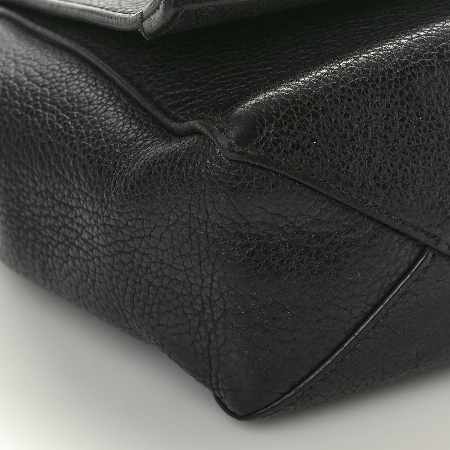 Louis Vuitton Calfskin Lockme II Chain Bag BB Black 7 of 11