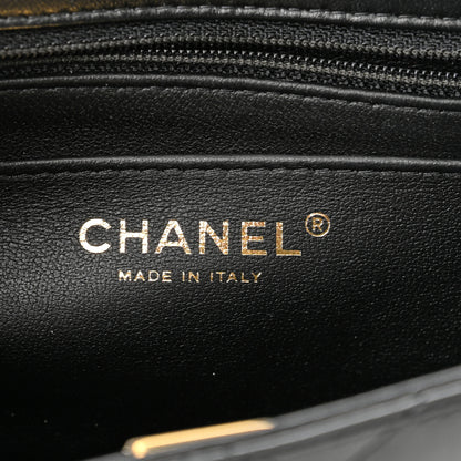 Chanel Lambskin Quilted Mini Square Flap Black 6 of 13
