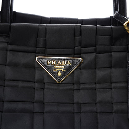 Prada Tessuto Nylon Weave Shopping Tote Black 10 of 10