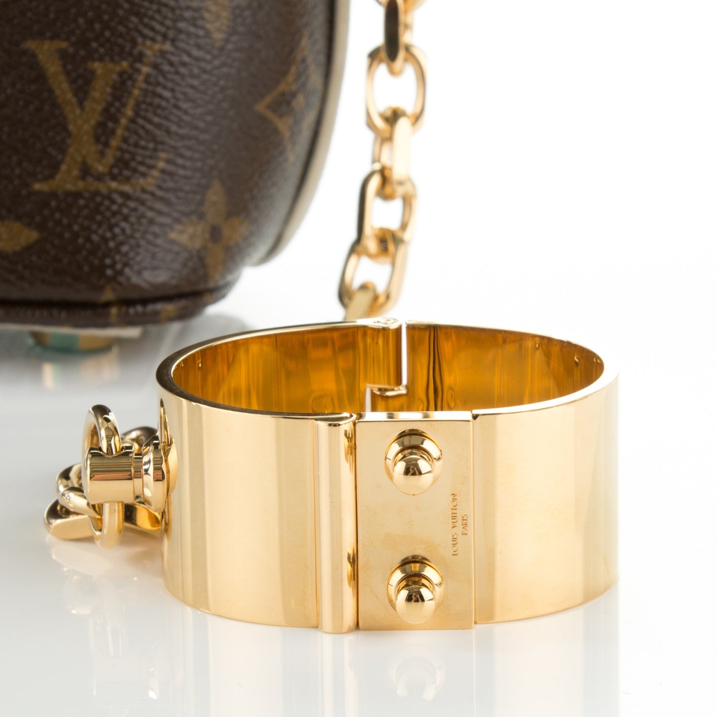 Monogram Fetish Lockit Clutch