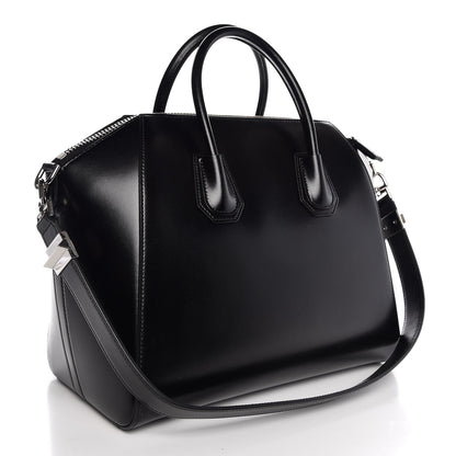 Givenchy Shiny Lord Calfskin Medium Antigona Black 3 of 7