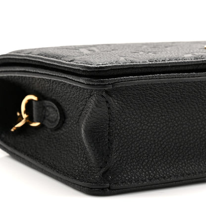 Louis Vuitton Empreinte Monogram Lily Wallet On Chain Black 8 of 10