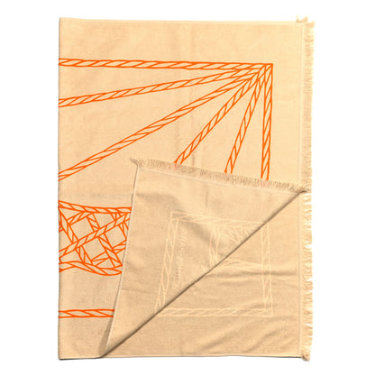 Hermes Cotton Terry Yachting Tattoo Cheval A L'eau Beach Towel Sable 3 of 6