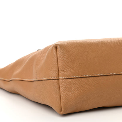 Prada Vitello Daino Shopping Tote Sughero 7 of 8