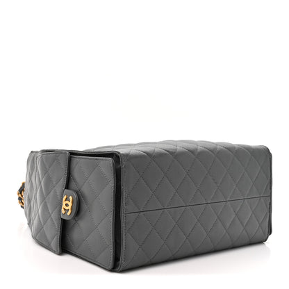 Chanel Caviar Quilted Medium Chanel 25 Handbag Dark Grey 4 of 12