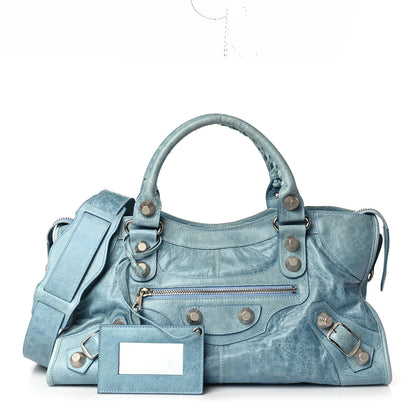 Balenciaga Agneau Giant 21 Silver Hardware Part Time Atlantique 1 of 9