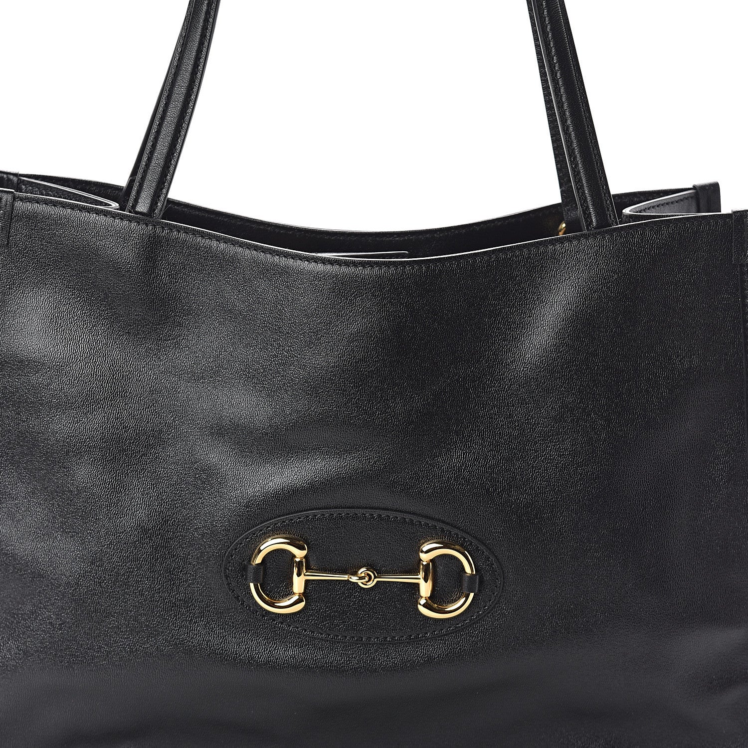 Gucci New Sakai Calfskin Lux Horsebit 1955 Tote Bag Black 6 of 8