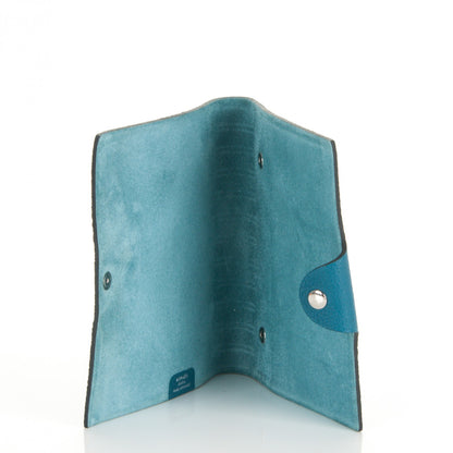 Hermes Togo Ulysse PM Notebook Cover Cobalt 5 of 7