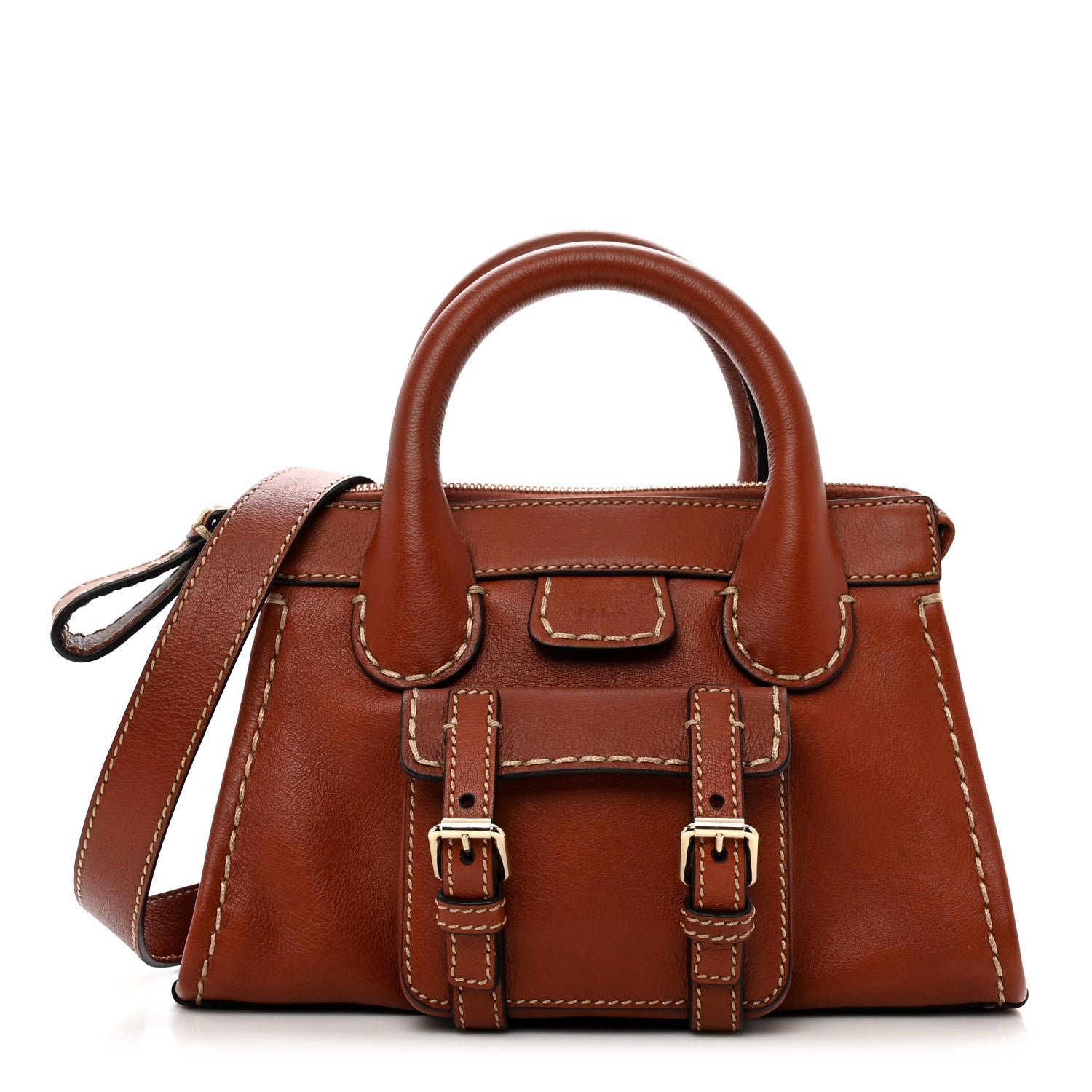 Chloe Buffalo Mini Edith Sepia Brown 1 of 9