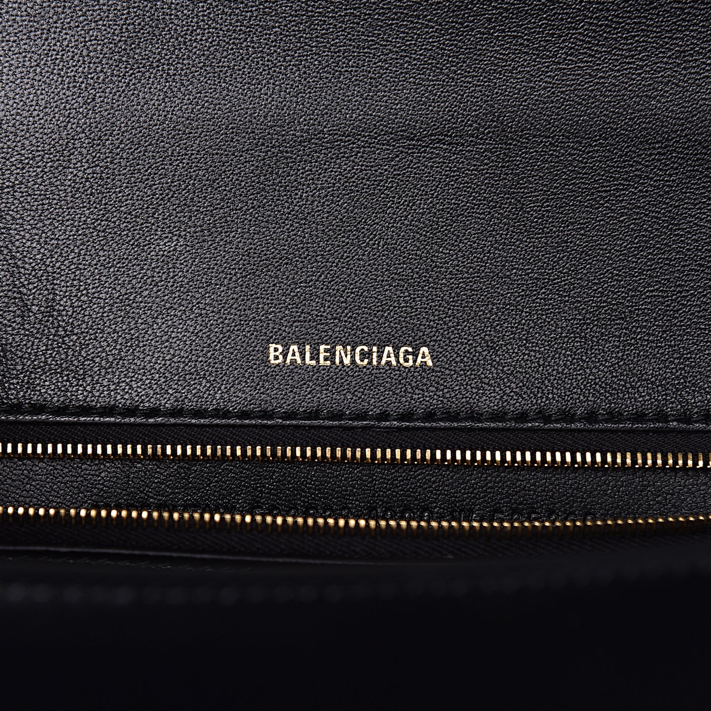 Shiny Box Calfskin Medium Hourglass Top Handle Bag Black