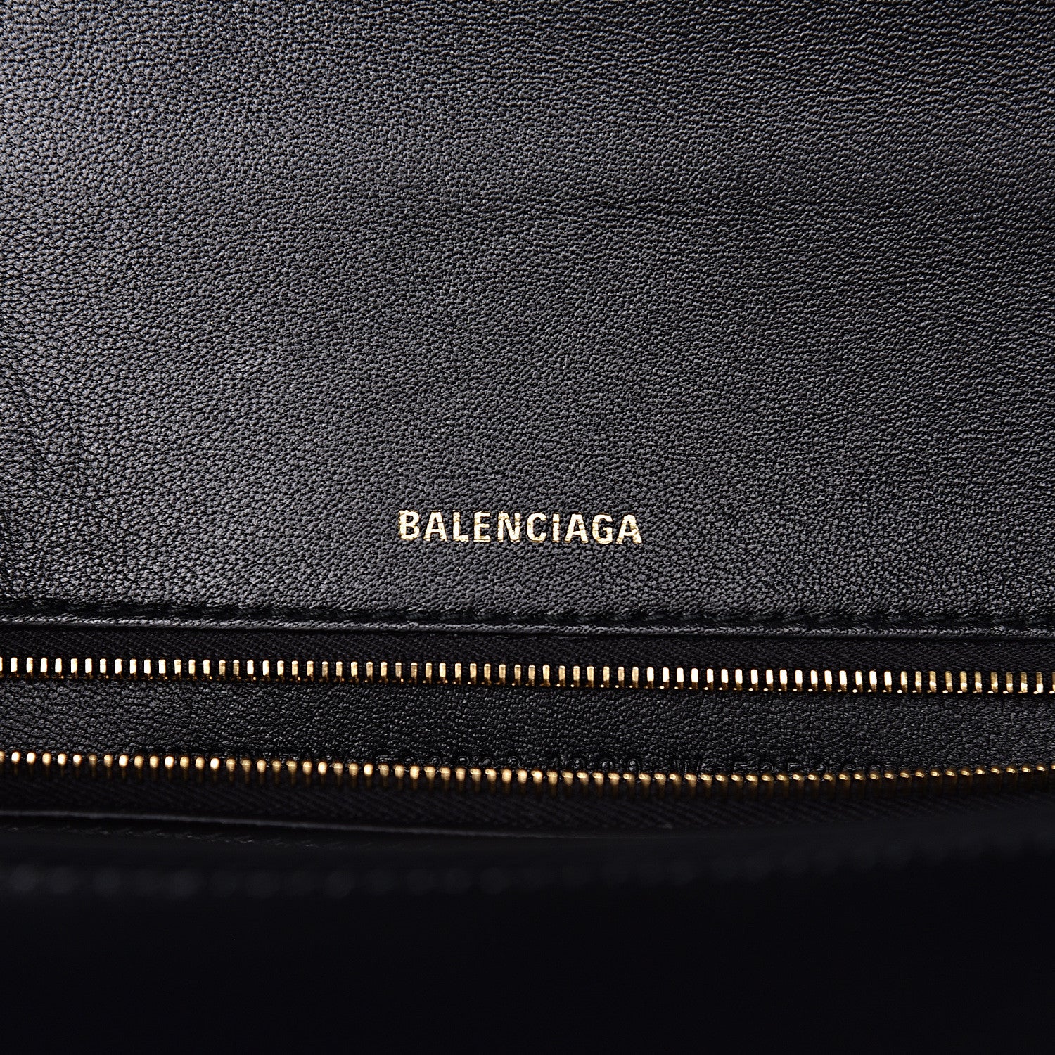 Balenciaga Shiny Box Calfskin Medium Hourglass Top Handle Bag Black 6 of 12