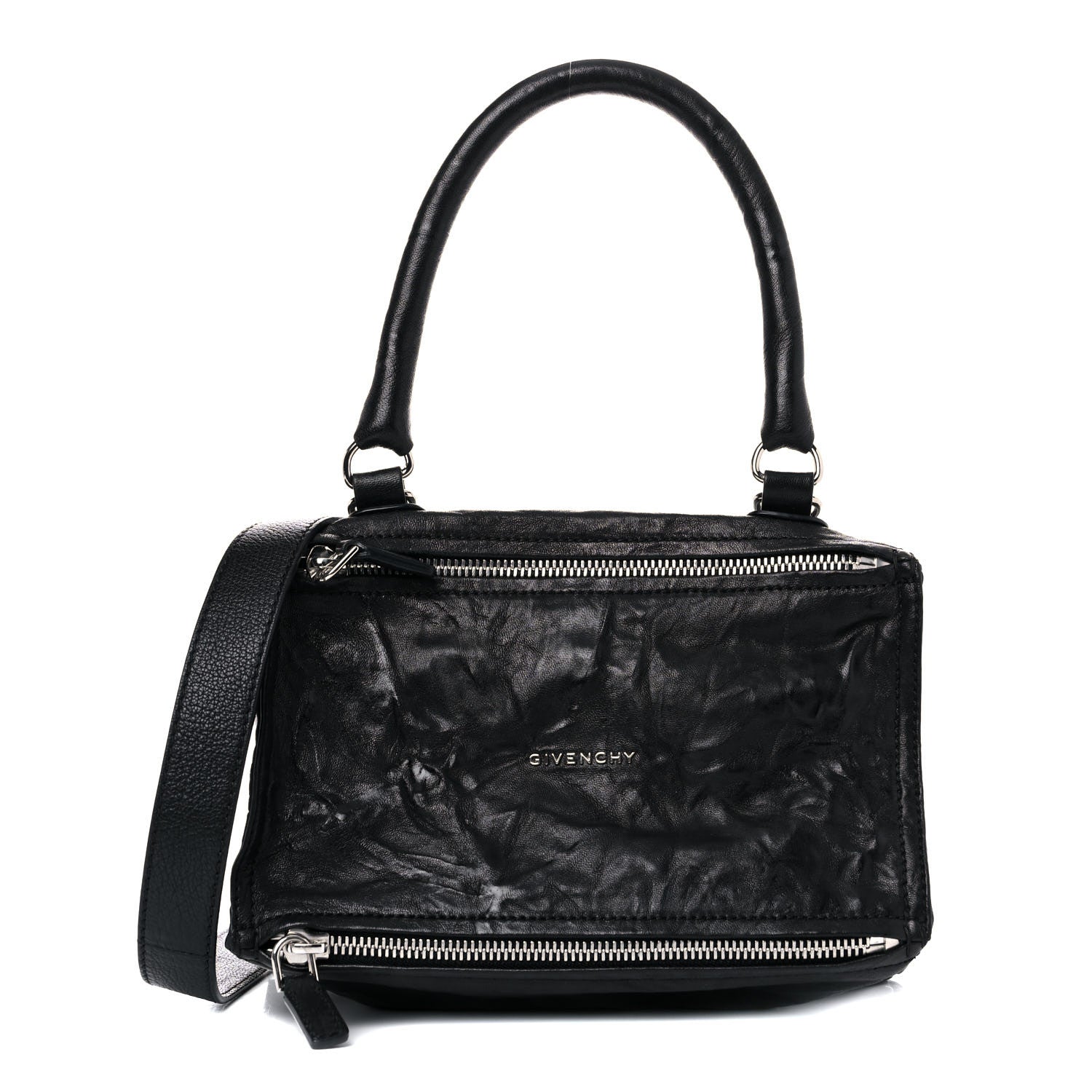 Givenchy Tumbled Sheepskin Small Pandora Black 1 of 13