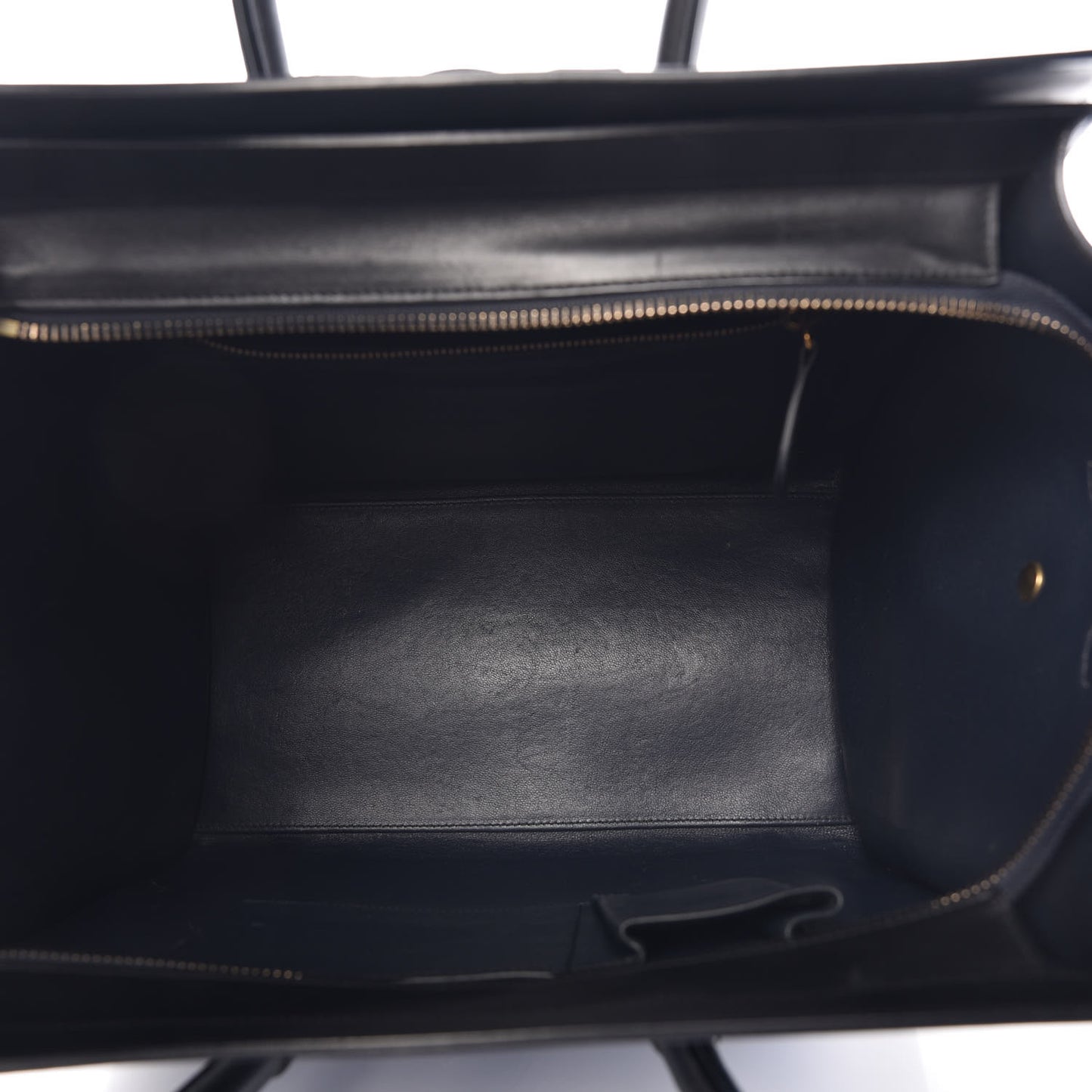 Nubuck Calfskin Suede Mini Tri-Color Luggage Bright Blue