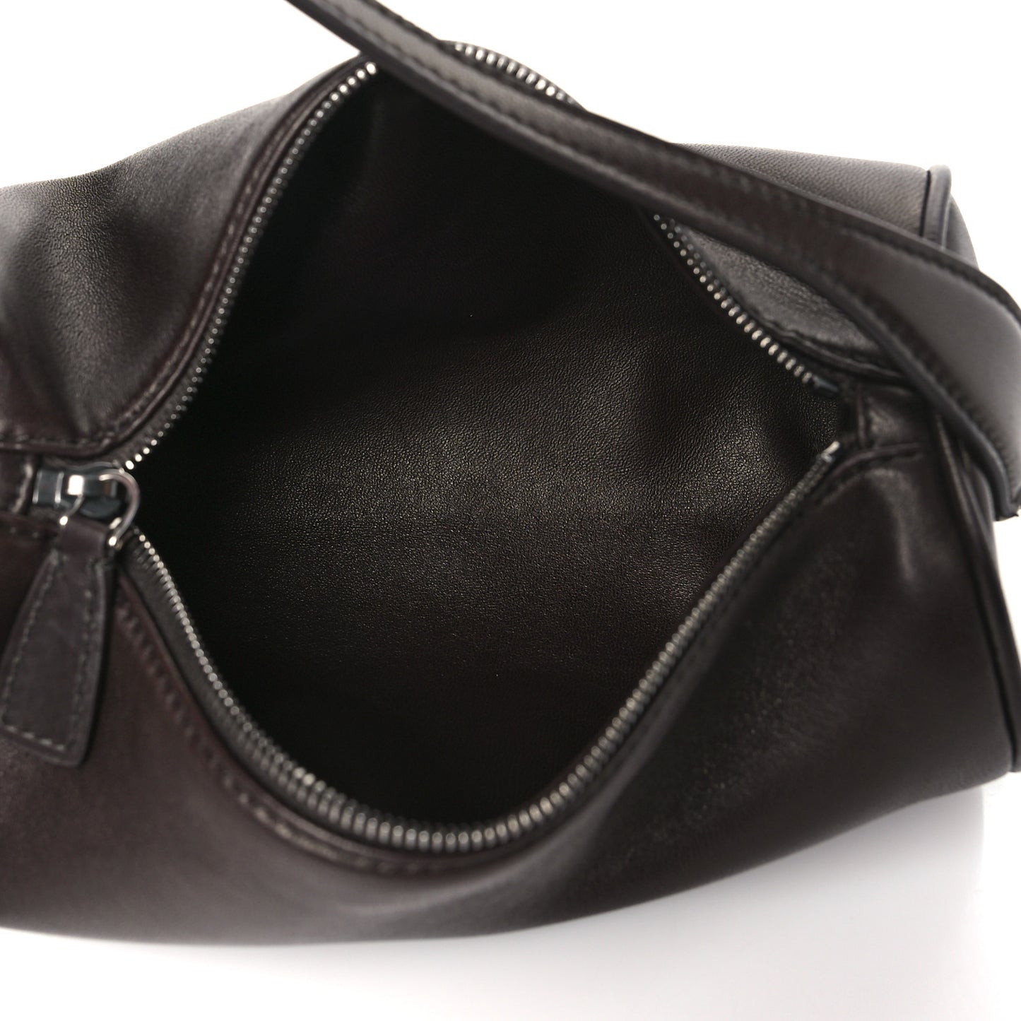 Nappa Round 90's Bag Dark Brown