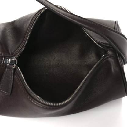 The Row Nappa Round 90's Bag Dark Brown 5 of 9