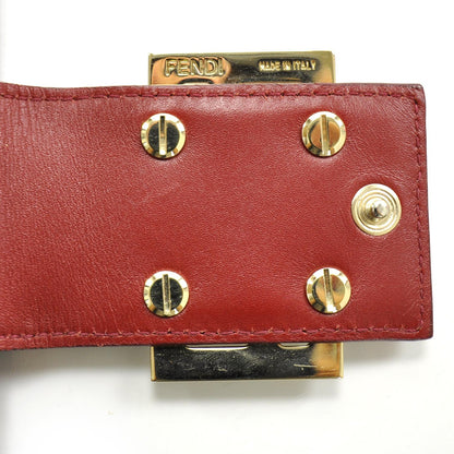 Fendi Zucchino Continental Wallet Red 7 of 9