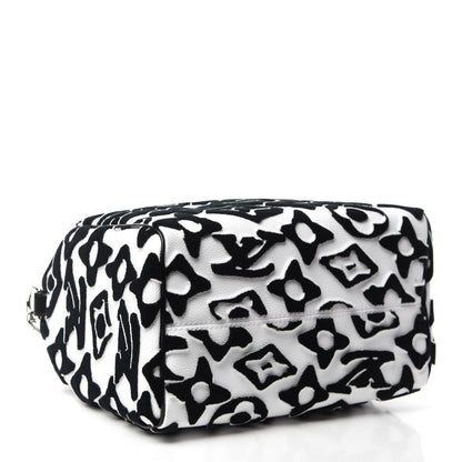 Louis Vuitton X UF Tufted Monogram Speedy Bandouliere 25 White Black 4 of 10