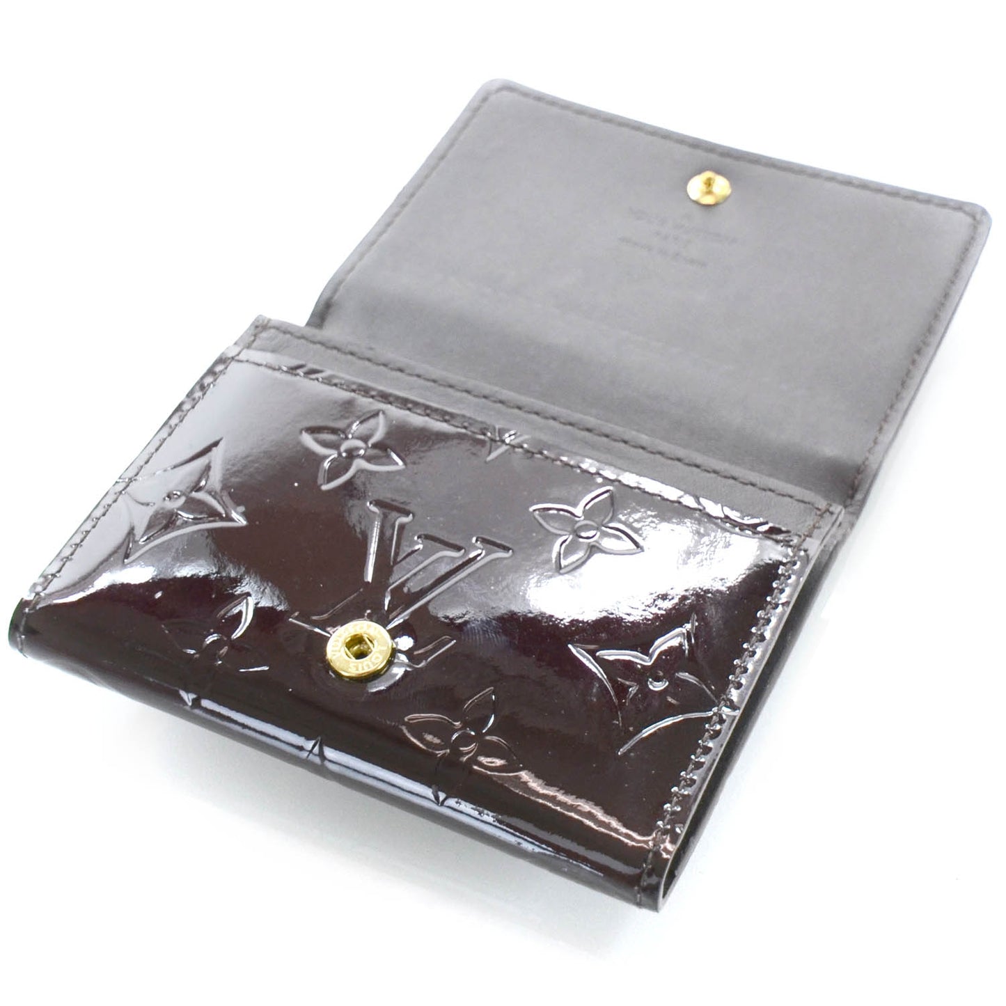 Vernis Business Card Holder Amarante