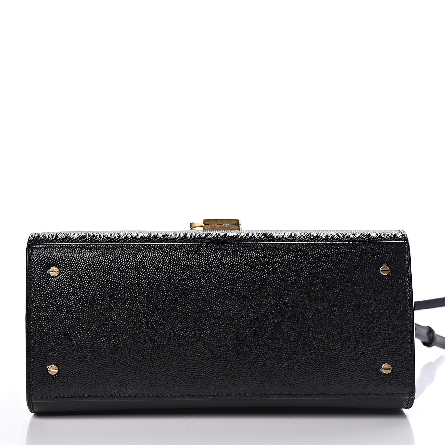 Grain de Poudre Medium Classic Monogram Cassandra Top Handle Black Rouge Legion