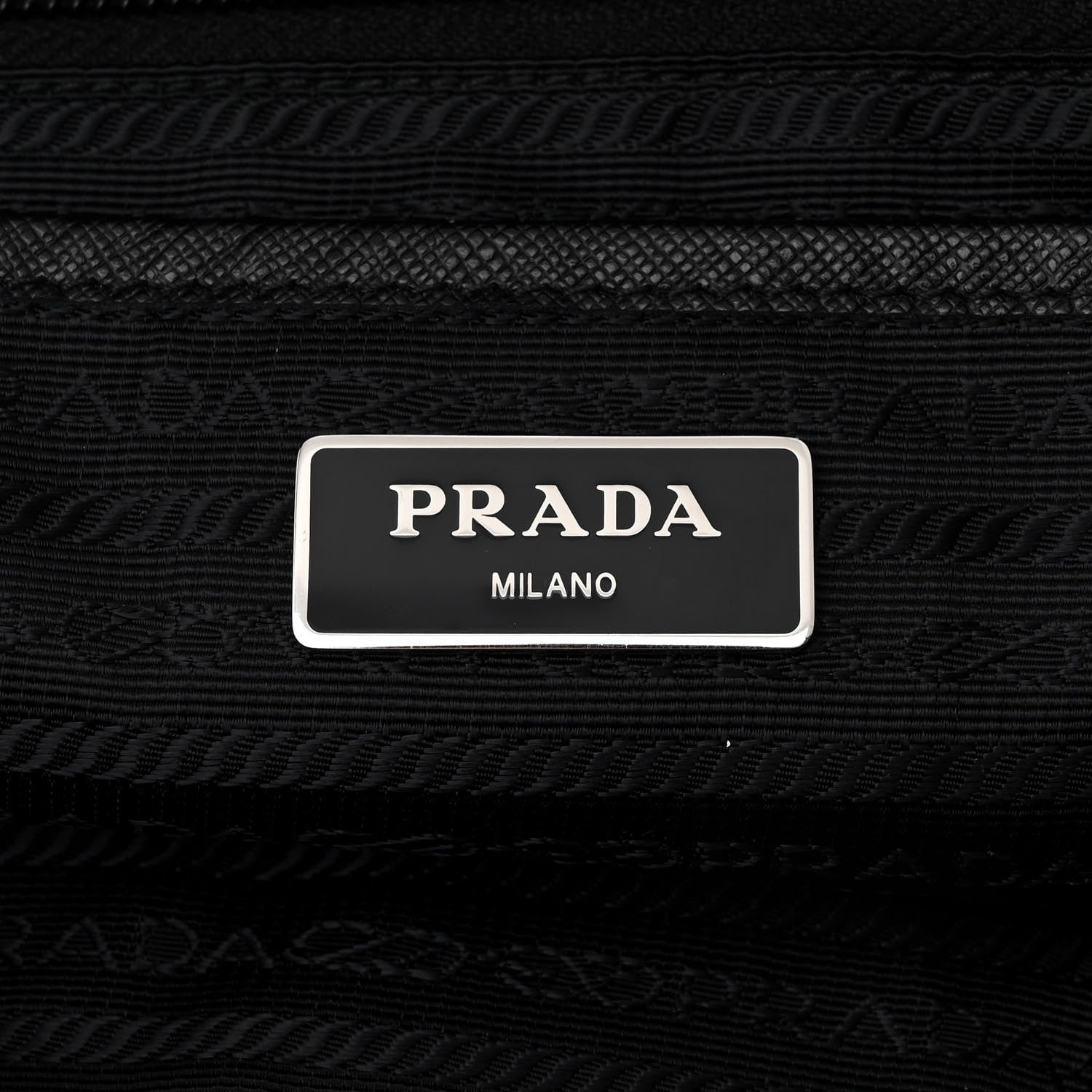 Prada Re-Nylon Tessuto Saffiano Medium Backpack Black 7 of 11