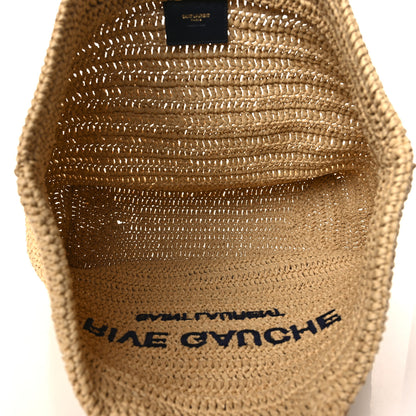 Saint Laurent Raffia Rive Gauche Tote Natural 5 of 9