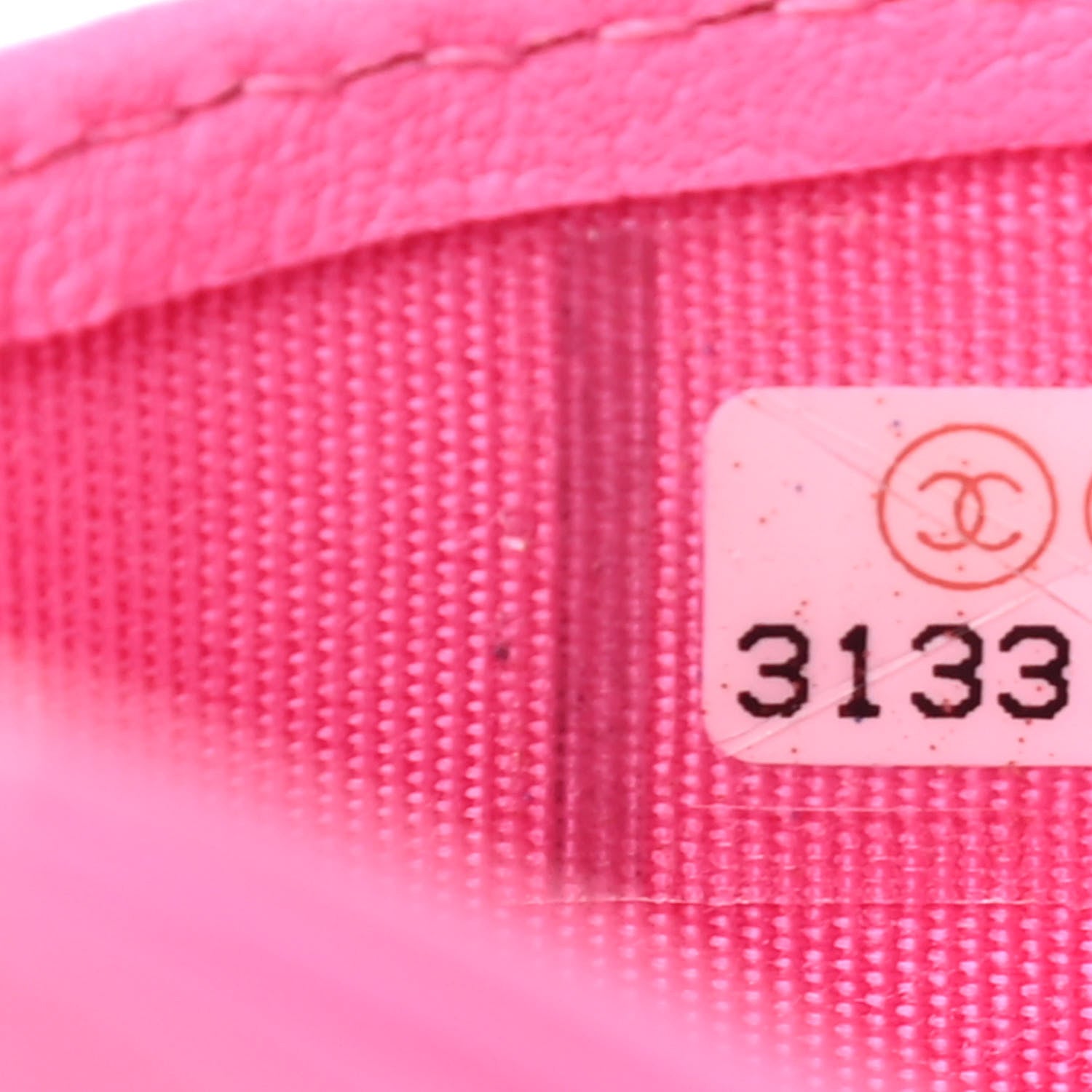 Chanel Lambskin Quilted Card Holder Neon Pink 8 of 8