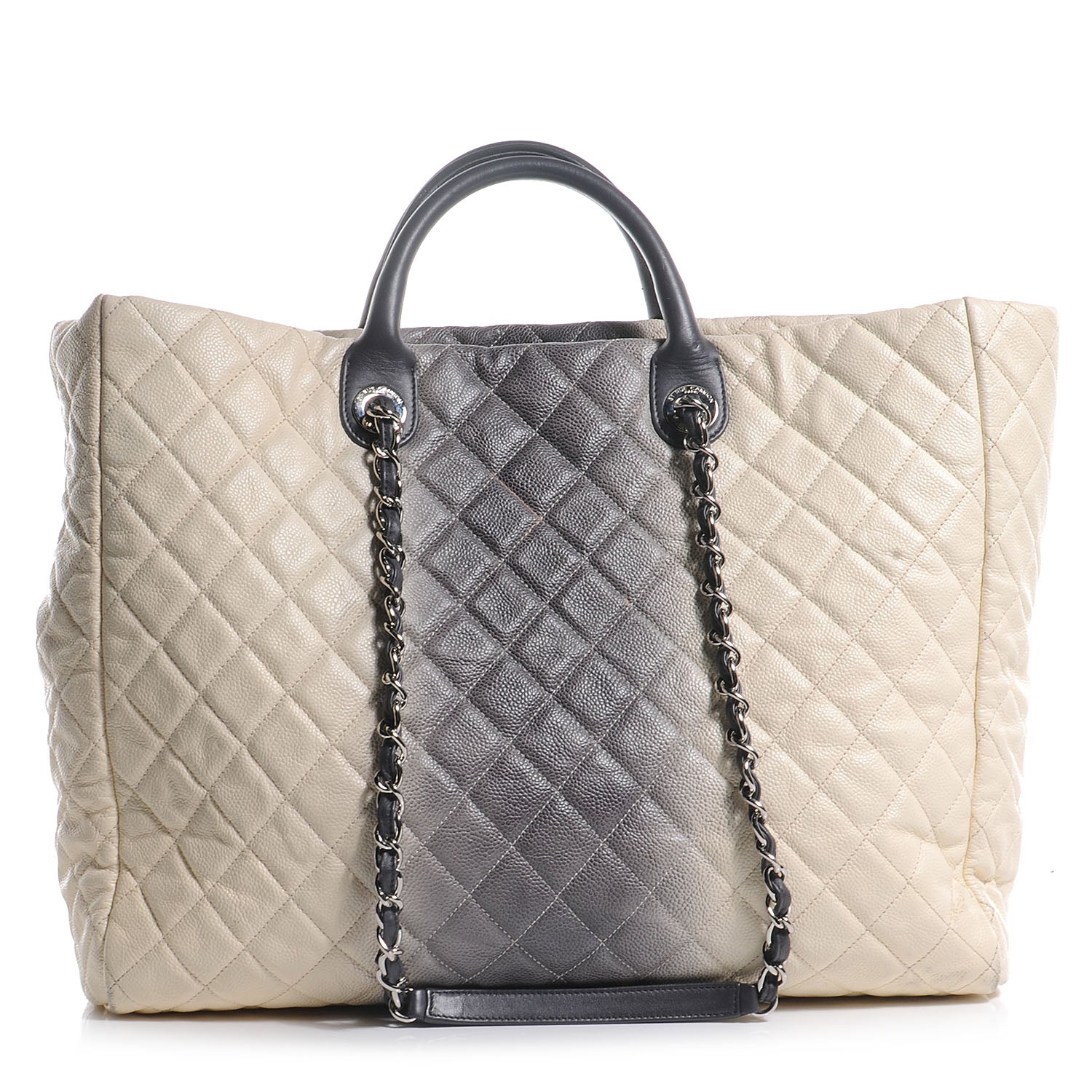 Chanel Caviar Ombre Large Shopping Tote Grey 1 of 9