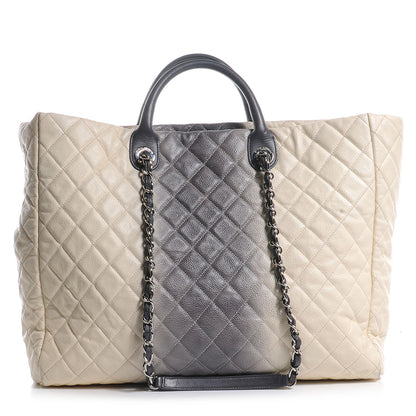 Chanel Caviar Ombre Large Shopping Tote Grey 1 of 9