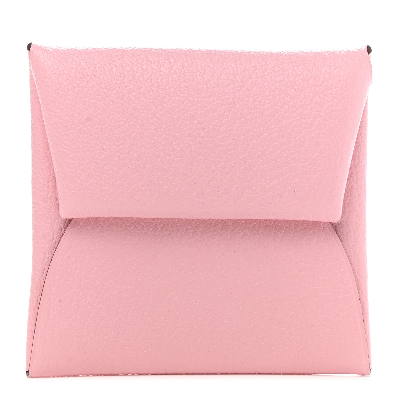 Hermes Chevre Mysore Bastia Coin Purse Rose Sakura 1 of 8