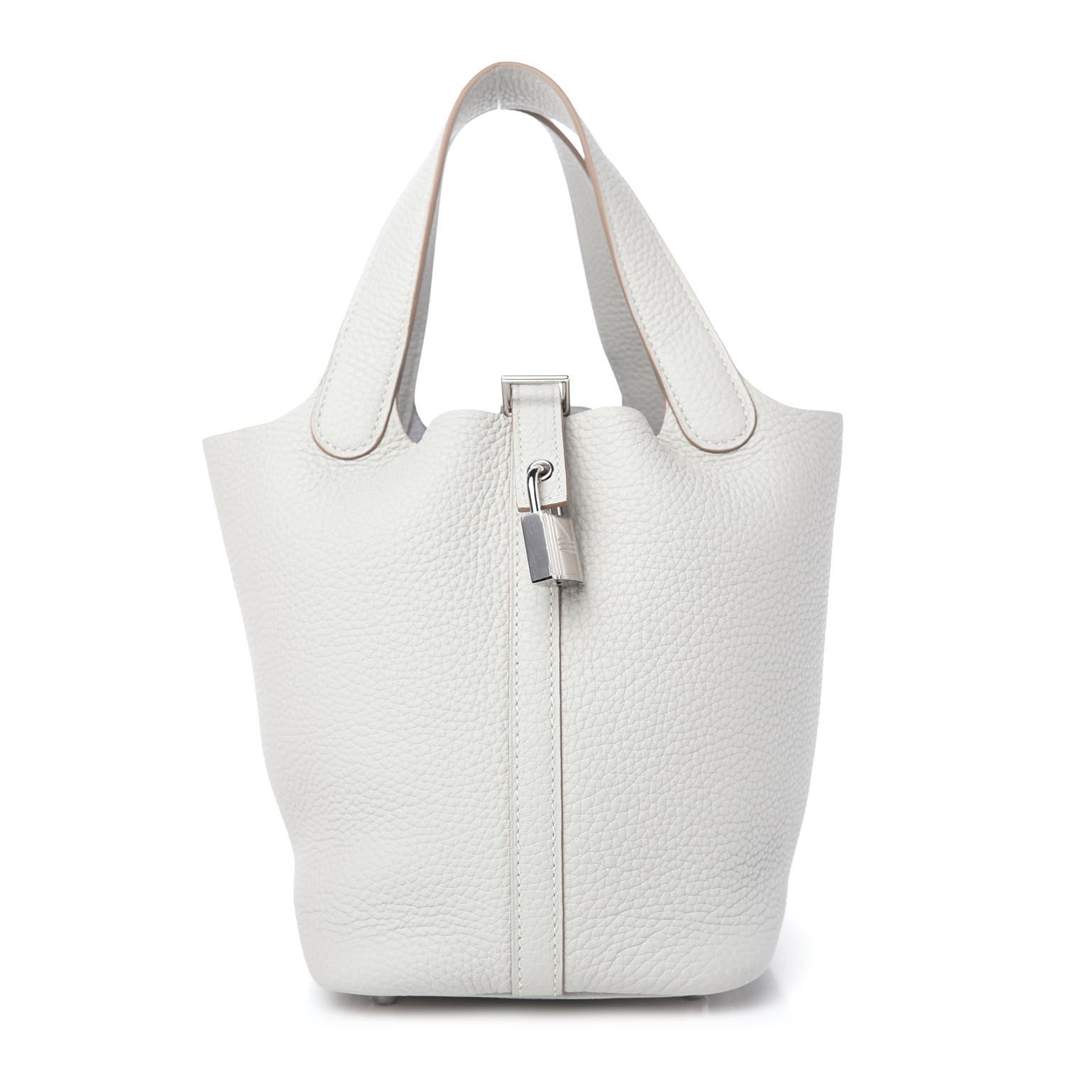 Hermes Taurillon Clemence Picotin Lock 18 PM Gris Perle 1 of 10