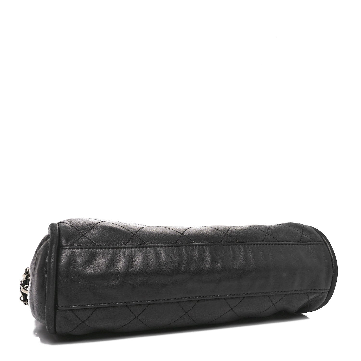 Chanel Lambskin Stitched Medium Ultimate Soft Tote Black 4 of 11