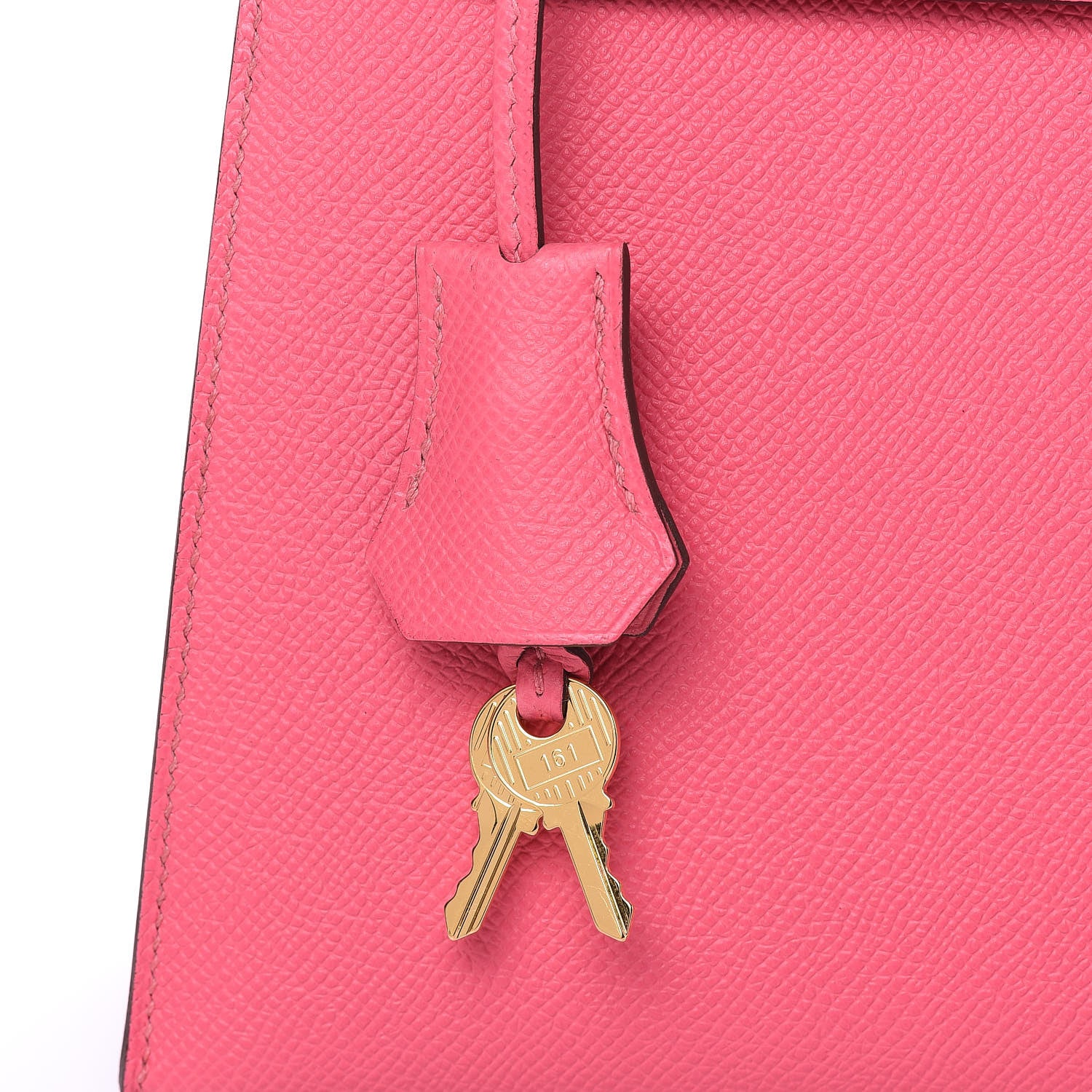 Hermes Epsom Kelly Sellier 25 Rose Azalee 32 of 33