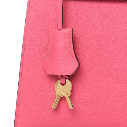 Hermes Epsom Kelly Sellier 25 Rose Azalee 32 of 33