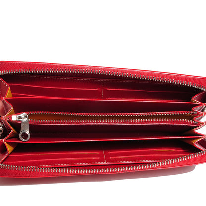 Goyard Goyardine Matignon Zip Around GM Wallet Red 9 of 9