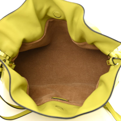 Loewe Calfskin Small Flamenco Knot Bag Lime Yellow 5 of 10