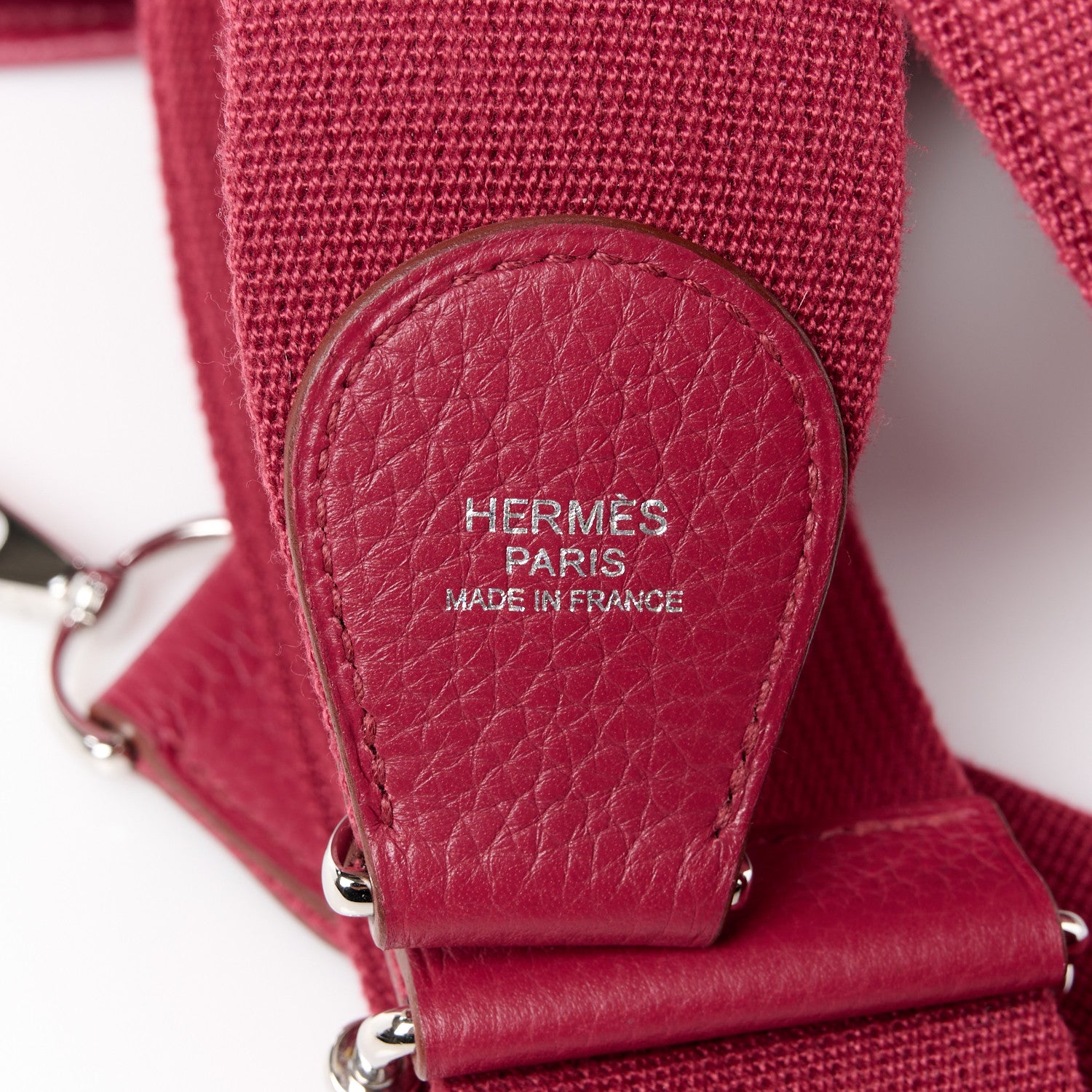 Hermes Taurillon Clemence Evelyne III GM Rubis 7 of 13