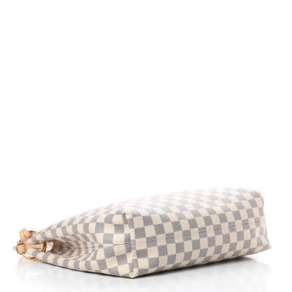 Louis Vuitton Damier Azur Graceful PM Rose Ballerine 4 of 11