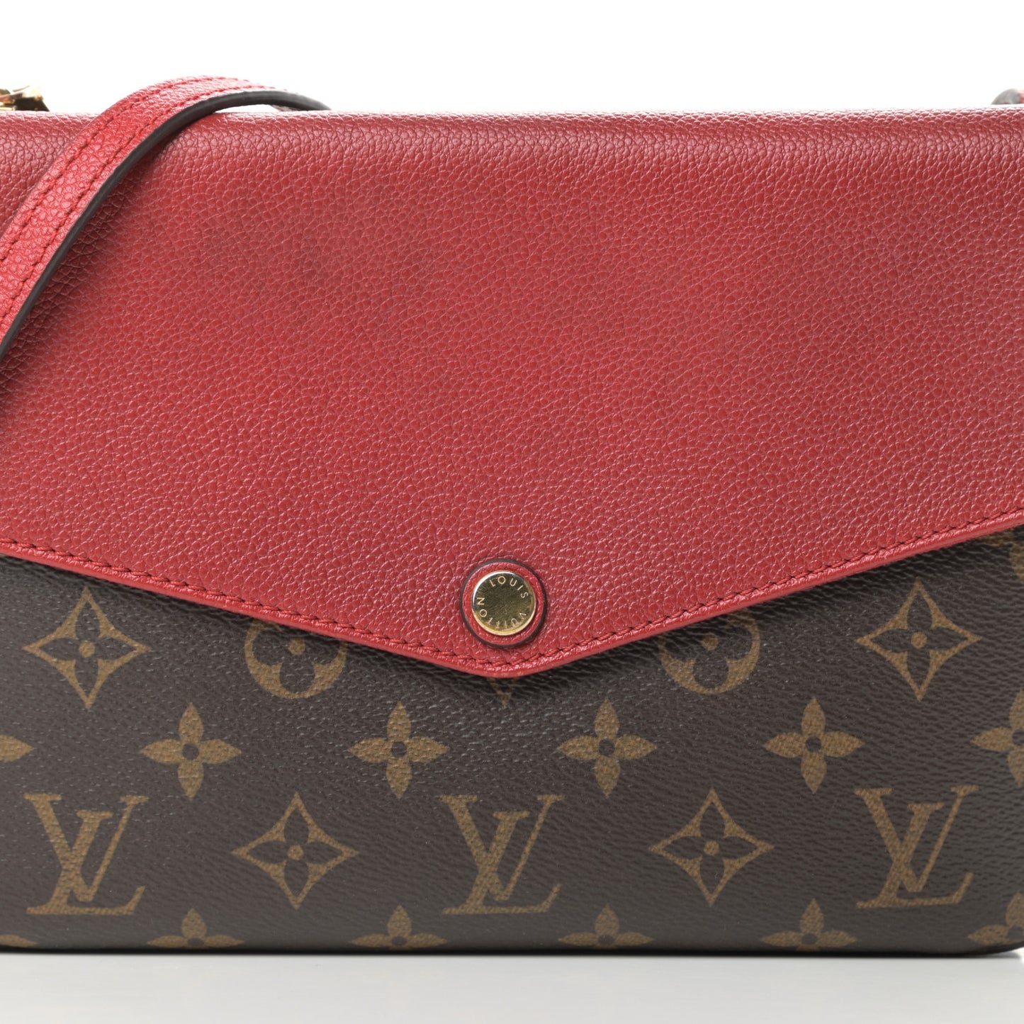 Monogram Twice Pochette Cherry